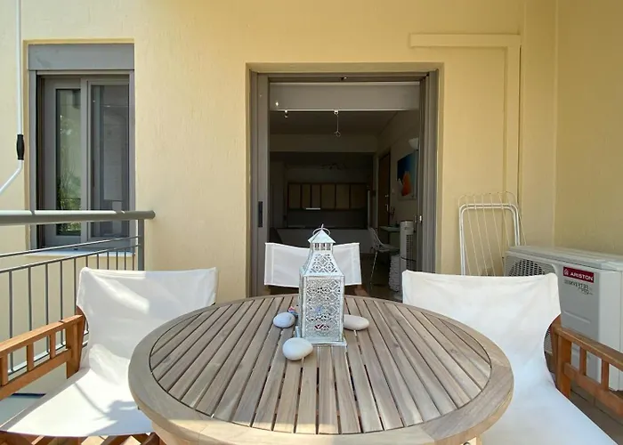 Messinian Seaview Mezonette #private Beach#unoblu 펜션 Petalídhion